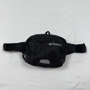 Outdoor Products Black Crossbody Fanny Pack Bag Adjustable Strap Zip‎ Pockets